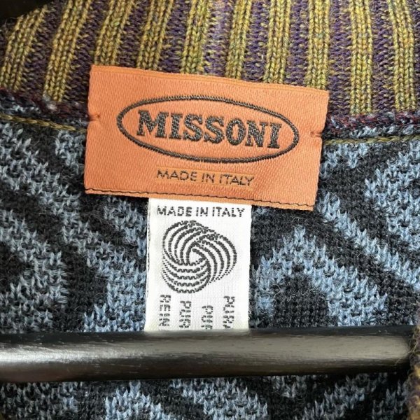 画像3: 90s イタリア製　MISSONI TURTLE　KNIT SHIRT (3)