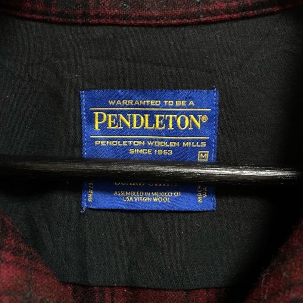 画像3: 90s~00s PENDLETON PLAID L/S BOARD SHIRT (3)