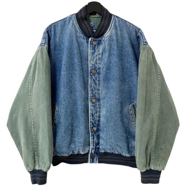 画像1: 80s 90s DENIM STUDIUM JACKET (1)