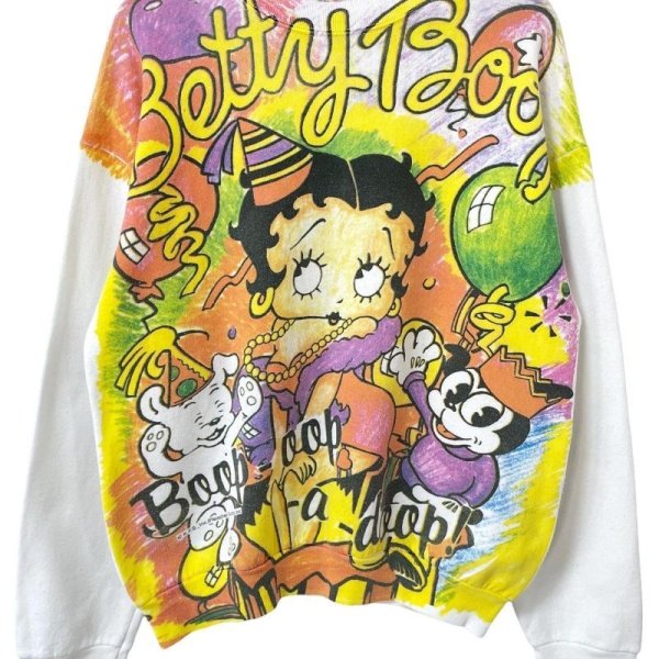 画像2: 90s USA製　BETTY BOOP OVP SWEAT SHIRT (2)