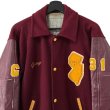 画像3: 90s USA製 WOOL LEATHER LOMG VARSITY JACKET (3)