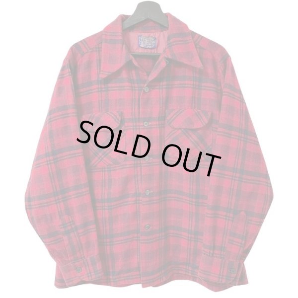 画像1: 70s USA製 PENDLETON PLAID BOARD SHIRT (1)