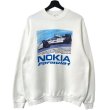 画像1: 90s NOKIA F1 print SWEAT SHIRT (1)