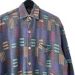 画像2: 90s WESTBURY HEVY NELL STYLE JAGARD KNIT SHIRT (2)