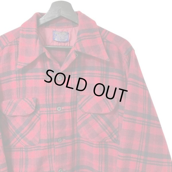 画像2: 70s USA製 PENDLETON PLAID BOARD SHIRT (2)