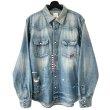 画像1: 00s LEVI'S ×　FRAGMENT DESIGN REMAKE DENIM WESTERN L/S SHIRT (1)