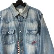 画像2: 00s LEVI'S ×　FRAGMENT DESIGN REMAKE DENIM WESTERN L/S SHIRT (2)