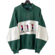 画像1: 90s CLAYBROOKE GOLFER POLO SWEATSHIRT (1)