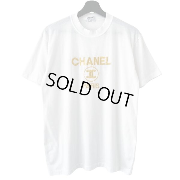 画像1: 90s BOOTLEG CHANEL LOGO TEE SHIRT (1)