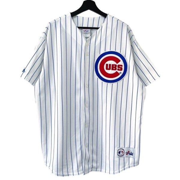 画像1: 90s USA製 MAJESTIC CHICAGO CUBS SAMMY SOSA BASEBALL SHIRT (1)