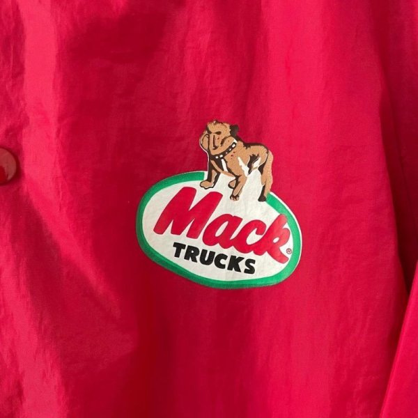 画像3: 90s USA製 MACK TRUCKS COACH JACKET (3)