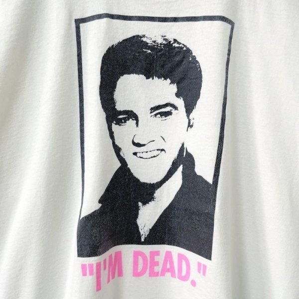 画像2: 90s USA製 ELVIS PRESLEY ART TEE SHIRT (2)