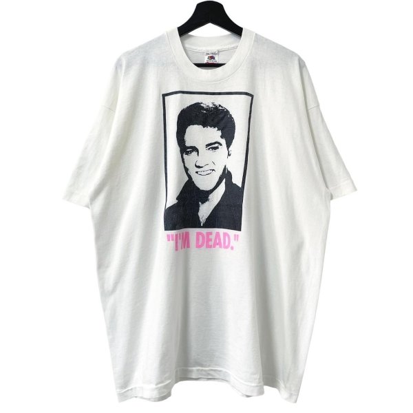 画像1: 90s USA製 ELVIS PRESLEY ART TEE SHIRT (1)