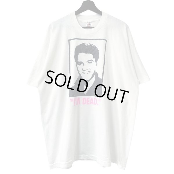 画像1: 90s USA製 ELVIS PRESLEY ART TEE SHIRT (1)