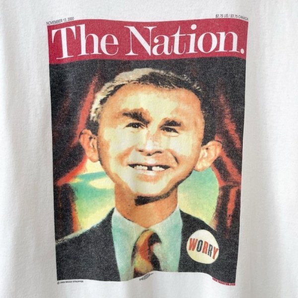 画像2: 2000s MAD MAGAZINE GEORGE W BUSH PARODY TEE SHIRT (2)