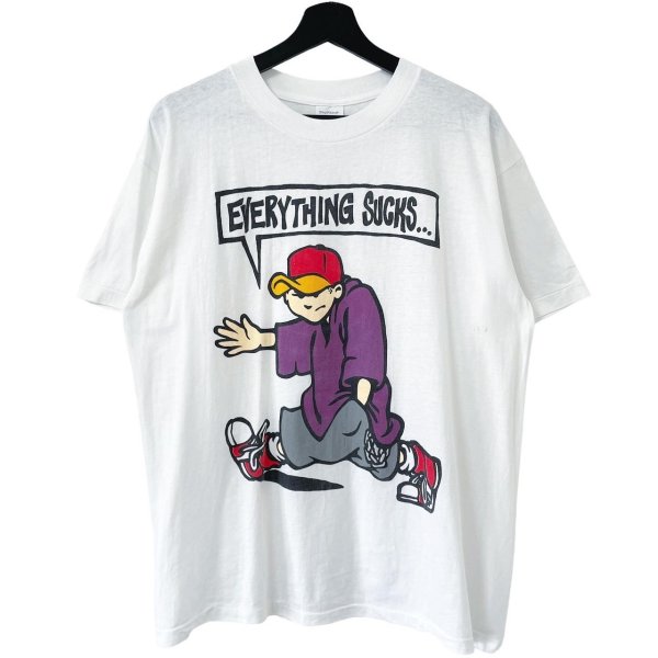 画像1: 90s POWELL PERALTA EVERYTHING SUCKS COMIC TEE SHIRT (1)