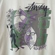 画像2: 80s USA製 OLD STUSSY ZULU MASK TEE SHIRT (2)