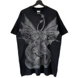画像: 90s USA製 MC.ESCHER DRAGON×２ ART TEE SHIRT