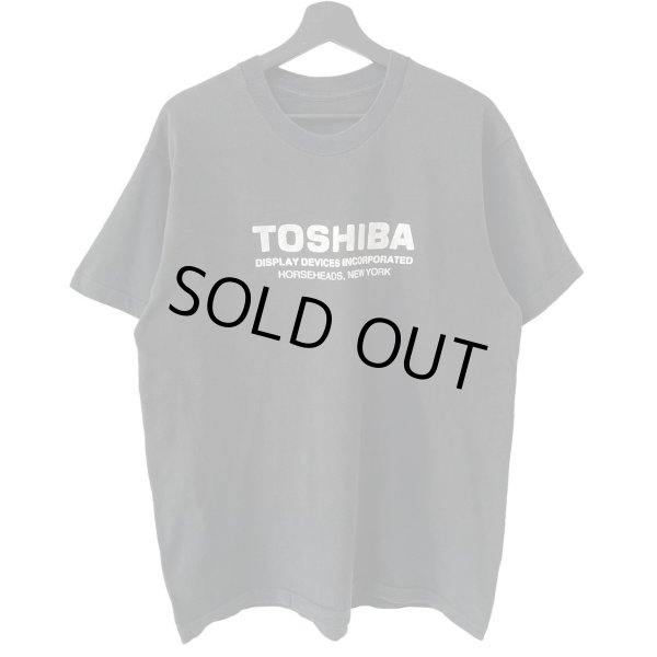 画像1: 90s USA製 TOSHIBA 企業 TEE SHIRT (1)