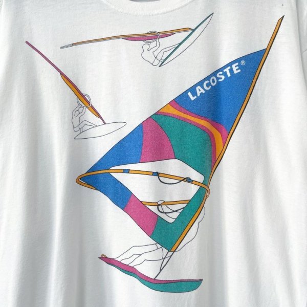 画像2: 90s 日本製 LACOSTE ART TEE SHIRT (2)