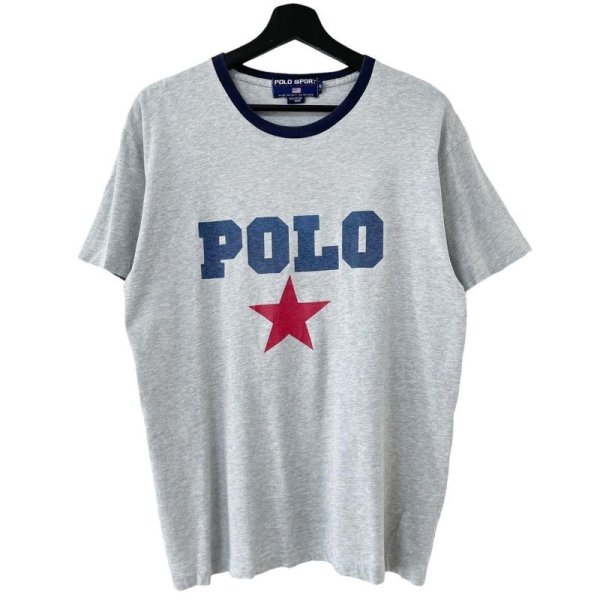 画像1: 90s カナダ製 POLO SPORT STAR TEE SHIRT (1)