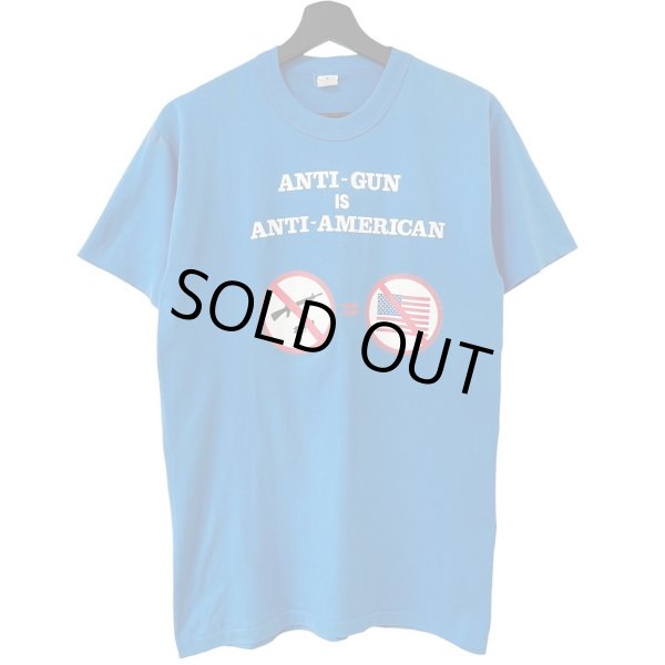 画像1: 80s USA製 ANTI AMERICAN TEE SHIRT (1)