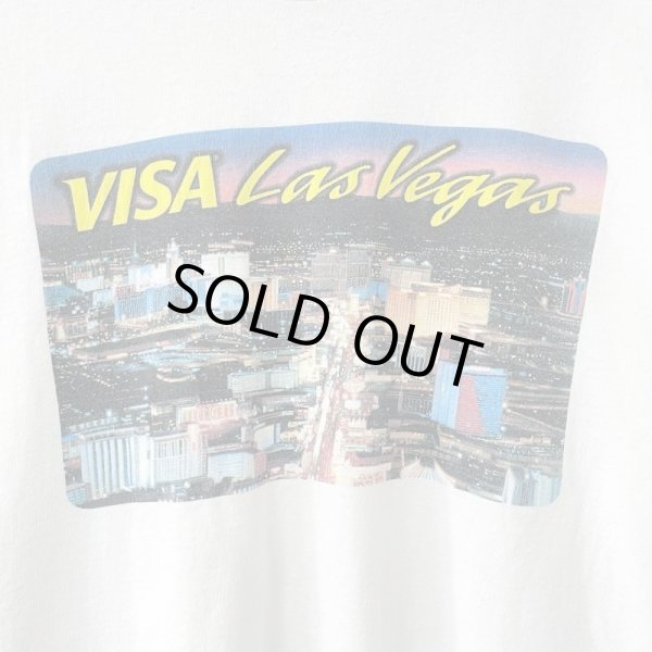 画像2: 90s VISA CARD LAS VEGAS PHOTO 企業 TEE SHIRT (2)