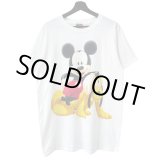 画像: 90s USA製 MICKEY&PLUTO TEE SHIRT