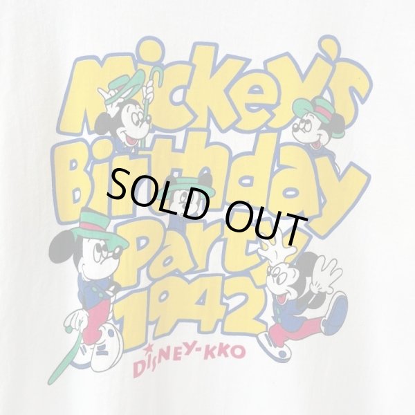 画像2: 80s~90s MICKEY'S BIRTHDAY PARTY 1942 MOVIE TEE SHIRT (2)