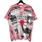 画像: 90s USA製 CHICAGO BULLS AOP TEE SHIRT