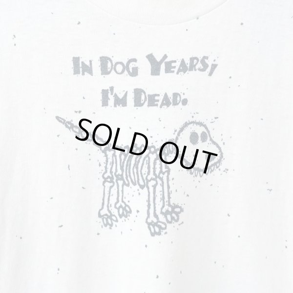 画像2: 90s USA製 BONE DOG ART TEE SHIRT (2)