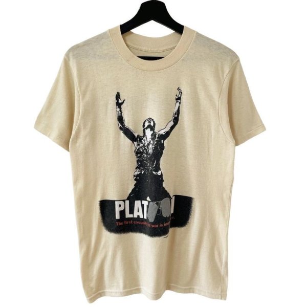 画像1: 80s USA製 PLATOON MOVIE TEE SHIRT (1)