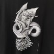 画像2: 00s MC ESCHER DRAGON ART TEE SHIRT (2)