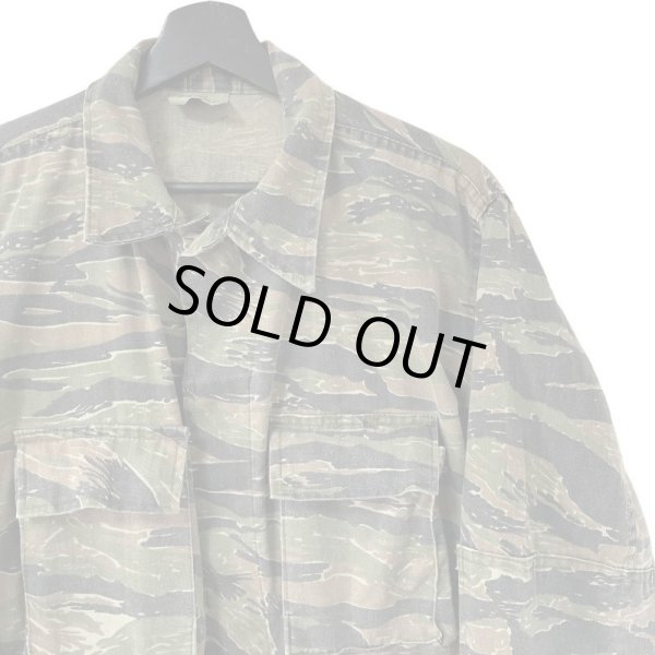 画像2: 80s~90s USA製 TIGER STRIPE CAMO BDU JACKET (2)