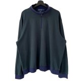 画像: 90s POLO GOLF HALF ZIP HERRINGBONE SWEAT SHIRT