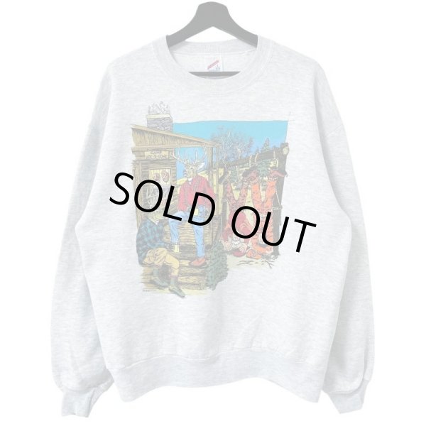 画像1: 90s USA製　HUNTING ART SWEAT SHIRT (1)