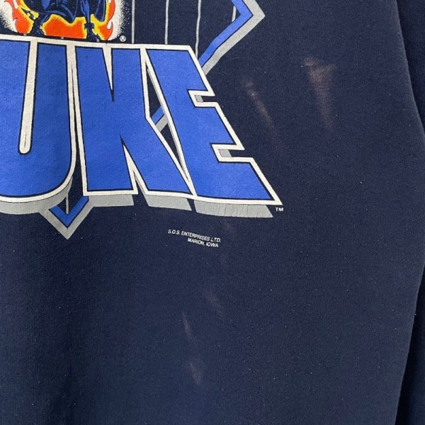 画像5: 90s USA製　BLUE DEVILS DUKE UNIVERSITY NCAA SWEAT SHIRT (5)