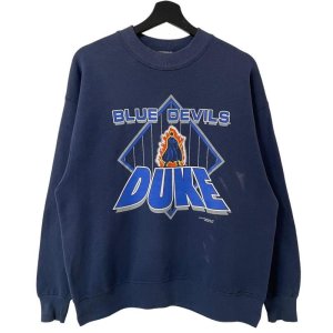 画像: 90s USA製　BLUE DEVILS DUKE UNIVERSITY NCAA SWEAT SHIRT