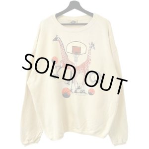 画像: 90s USA製　GIRAFFE BASKETBALL SWEAT SHIRT