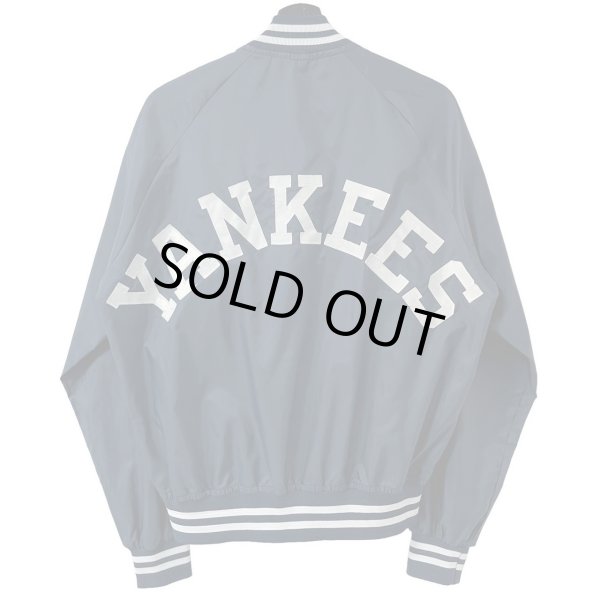 画像2: 90s USA製 CHALK LINE NEW YORK YANKEES NYLON STUDIUM JACKET (2)