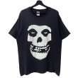 画像1: 00s MISFITS SKULL FACE BAND TEE SHIRT (1)