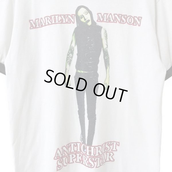 画像2: 90s USA製 MARILYN MANSON RINGER TEE SHIRT (2)