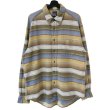 画像1: 90s OLD GAP NATIVE BORDER FRANNEL L/S SHIRT (1)