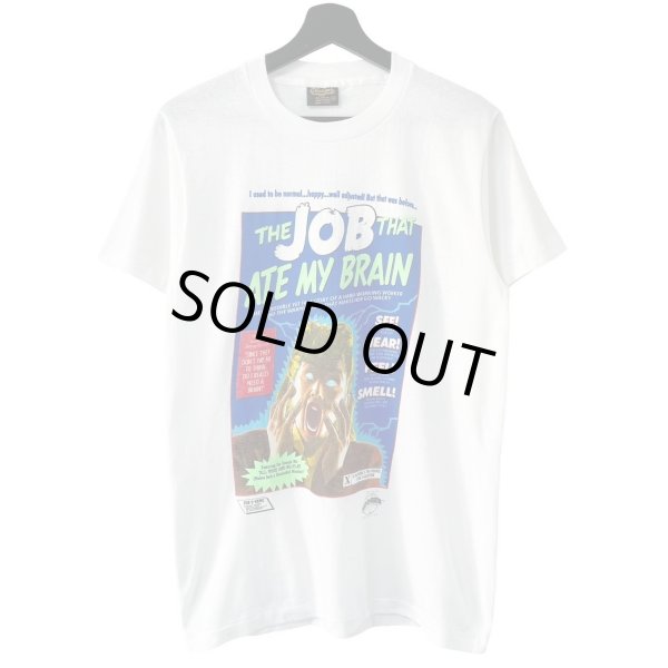 画像1: 90s USA製 FUN-O-RAMA THE JOB THAT ATE MY BRAIN ART TEE SHIRT (1)