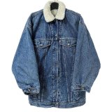 画像: 80s USA製 LEVI'S 77935 BOA DENIM JACKET