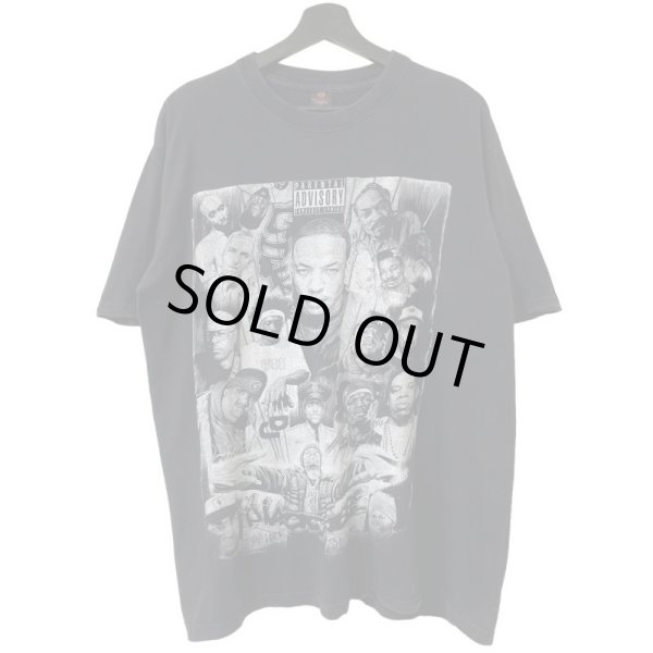 画像1: 00s ADVISORY HIPHOP ART TEE SHIRT (1)