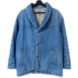 画像: 80s イタリア製 LEVI'S SHAWL COLLAR 裏BOA DENIM JACKET