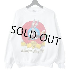 画像: 90s USA製　LOONEY TUNES BUGS BUNNY 50th anniversary SWEAT SHIRT