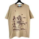 画像: 00s USA製 RYAN MCGINNESS FLOCKY PRINT ART TEE SHIRT