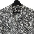 画像2: 80s イングランド製 LA ROCKA SKULL BONES LOOP COLLAR SHIRT (2)